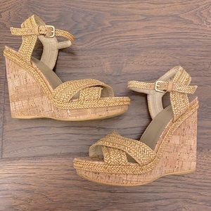 Stuart Weitzman Minx Wedge Sandals